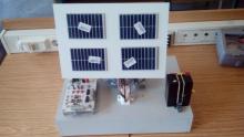 Fotos de desarrollo del proyecto de seguimiento del sol por coordenadas (FP-Electricidad)