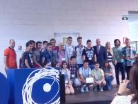 Entrega del premio al IES La Sisla